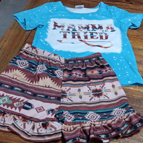 Girls 2 PC short set - Picture 1 of 4